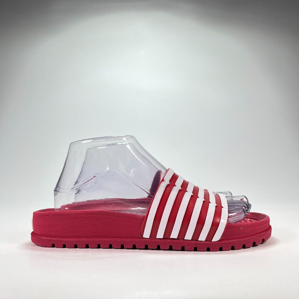 Hunter for Target Red White Lightweight Slip On Slide Sandals Women's Size 7